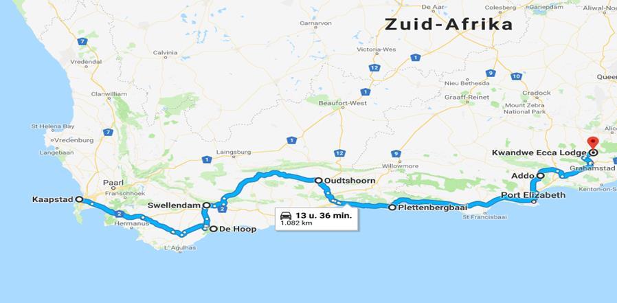 KORT REISSCHEMA DAG 1 DAG 2 DAG 3 DAG 4 DAG 5 DAG 6 DAG 7 DAG 8 DAG 9 DAG 10 DAG 11 DAG 12 DAG 13 DAG 14 DAG 15 aankomst Kaapstad Kaapstad Kaapstad Kaapstad De Hoop De Hoop De Hoop Swellendam