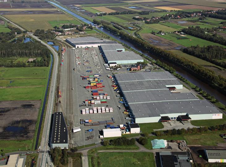 Doen is Groen! Groningen Railport Groningen Railport is de op één na grootste inland railterminal in Nederland en trimodaal ontsloten aan spoor, water en weg.