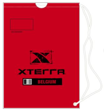 Openingsuren XTERRA Light XTERRA Full 7u00 8u15 12u30 14u00 OPGELET Enkel toegelaten bij de ingang tot T2 - "Trail"-accessoires (vergeet het startnummer niet) - Plasticbox met de afmetingen 45x25x35