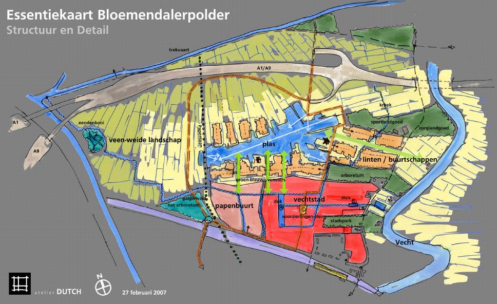 2 Kenmerken Bloemendalerpolder 1 2.1 Ruimtelijke ordening en bebouwing De Bloemendalerpolder omvat in totaal 680 ha.