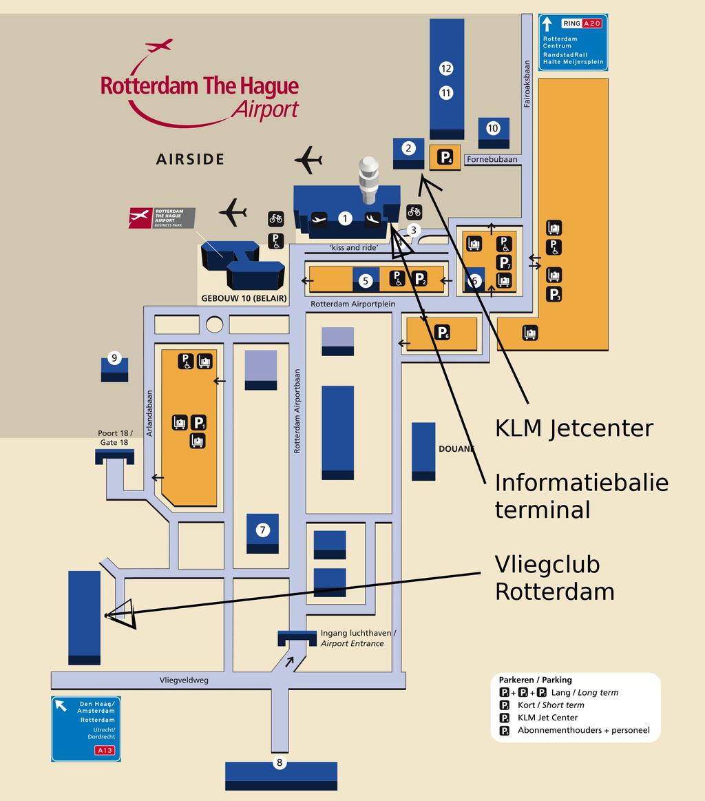 Vertrek vanaf Rotterdam De thuisbasis van het ambulancevliegtuig is Rotterdam. Veel vluchten zullen dan ook vertrekken en aankomen op dit vliegveld.