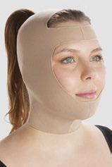 Voor de hals- en hoofdzone biedt Juzo verschillende gezichtsmaskers, aangepast aan