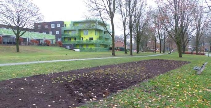 slogan van de gemeente Apeldoorn waarmee de aanplant van struiken en planten werd gepromoot.