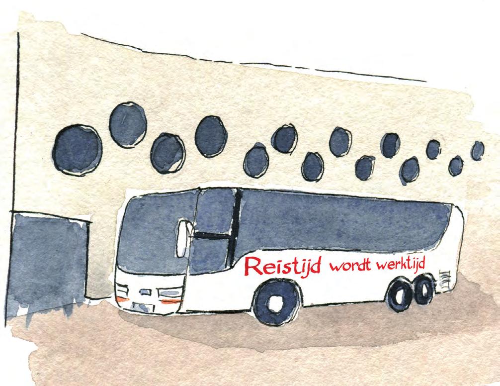 Businessbus In verband met de verbouwing van de Zuidelijke Ringweg nemen bedrijven maatregelen om