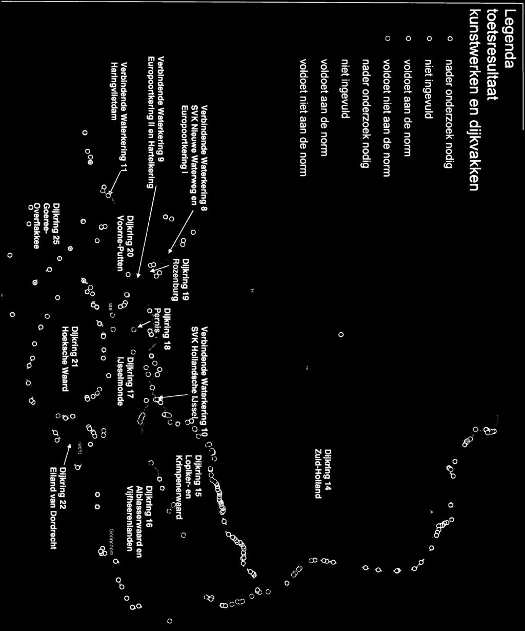 Page 1 of 1 Legenda toetsresultaat kunstwerken en dijkvakken nader onderzoek nodig o @ niet ingevuld voldoet aan de norm voldoet niet aan de norm nader onderzoek nodig niet ingevuld voldoet aan de