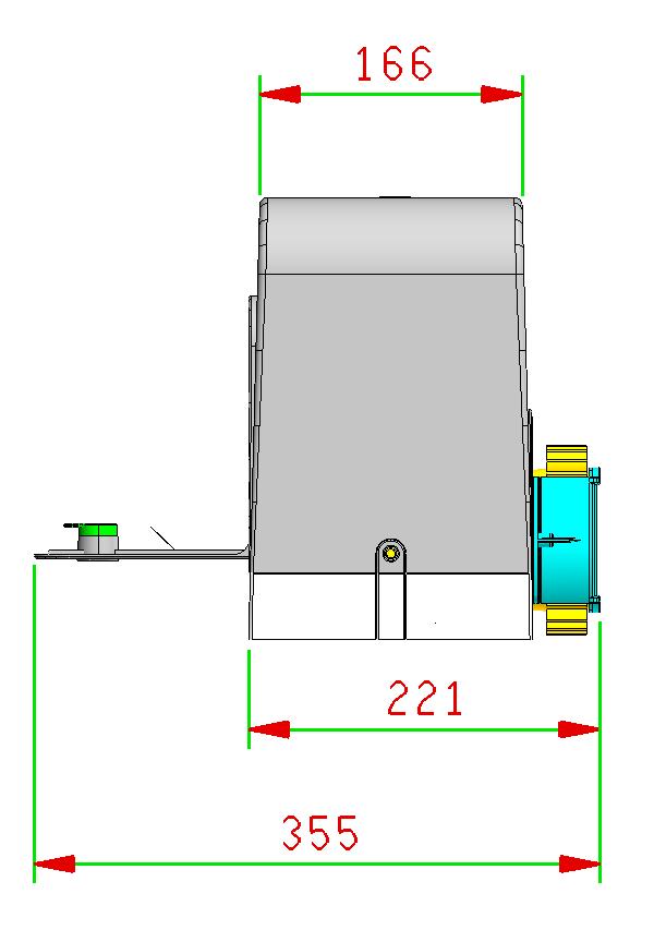 3 AFMETINGEN Afmetingen in mm Fig. 2 4 ELEKTRISCHE AANSLUITMOGELIJKHEDEN (stndrd systeem) B E D D A C 1. Andrijving 2. Wrschuwingslmp 3. Fotocellen 2esy-BUS 4. Trditionele fotocellen 5.