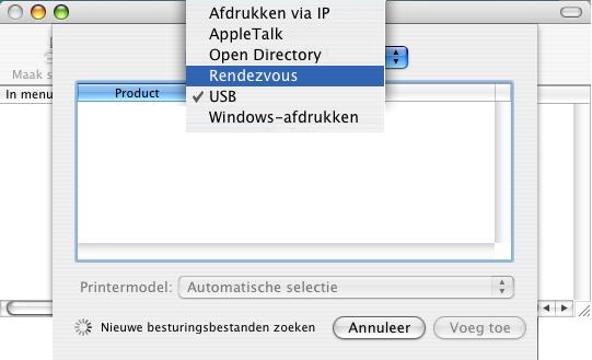 Stap 2 De printerdriver installeren Macintosh 10 Selecteer het volgende.