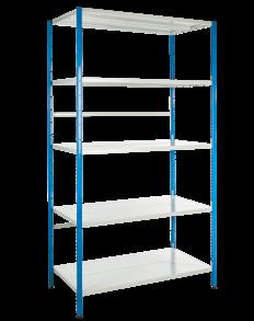 MEMA Rack Modulaire & legbord stellingen Eigenschappen MEMA Rack MEMA biedt de mogelijkheid om compartimenten met legborden te combineren met de modulaire compartimenten.