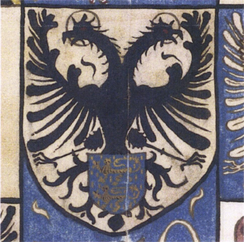 Koning; datum 11 september 2017 Detail van het epitaaf van hertog Albrecht in de