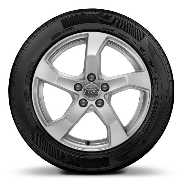 lichtmetaal 7,5J x 17 "10spaak turbine"design inclusief 225/45 R 17 banden CS9 Velgen, gegten lichtmetaal 7,5J x 17