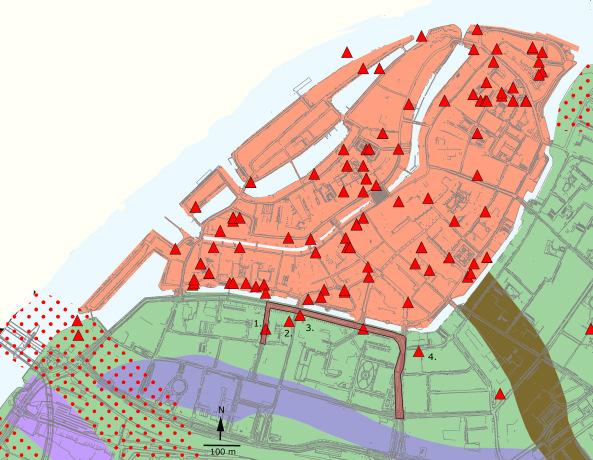 3. Bureauonderzoek Bodemopbouw en landschappelijke geschiedenis Op de archeologische verwachtingskaart van de gemeente Dordrecht (2009,) is het ligt onderzoeksgebied gelegen in een zone waarvoor een