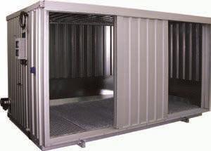 De typen-serie SRC T met warmteisolatie is uitgevoerd voor de opslag van temperatuurgevoelige stoffen. Containerconstructie: Compleet gemonteerde uitv oering van gegalvaniseerd staalplaat.