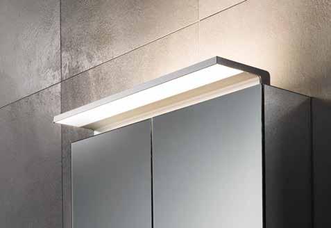 Verheugt u zich met ons op een badkamer-spiegelkast met drie moderne LED-lichtbronnen en een volledig moderne, intelligente draaidimmer.