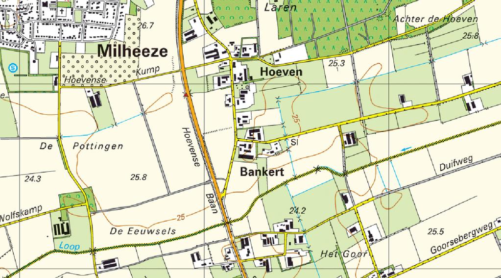 1. Inleiding 1.1 Algemeen Aan de Bankert 5-5a te Milheeze is men voornemens om de bestaande bestemming agrarischagrarisch bedrijf te wijzigen naar de bestemming maatschappelijk en de bestemming wonen.