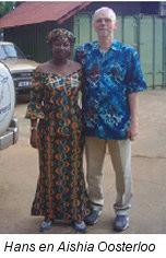 uniezendelingen beperken zich momenteel tot Hans en Aisha Oosterloo, die al vele jaren in Sierra Leone werken. De ondersteuning van hen wordt met dankbaarheid gecontinueerd.