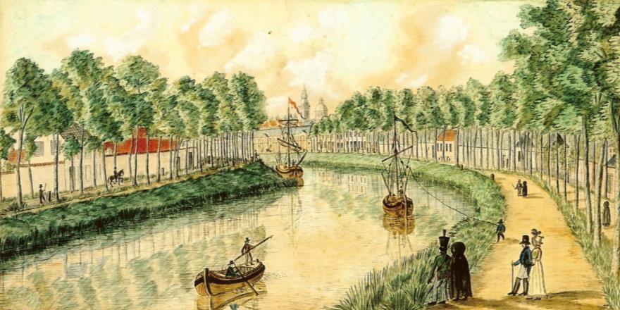 Verlorenkost en brug +/-1880 en 100 jaar later Hoe een onbelangrijk steegje plots een drukke