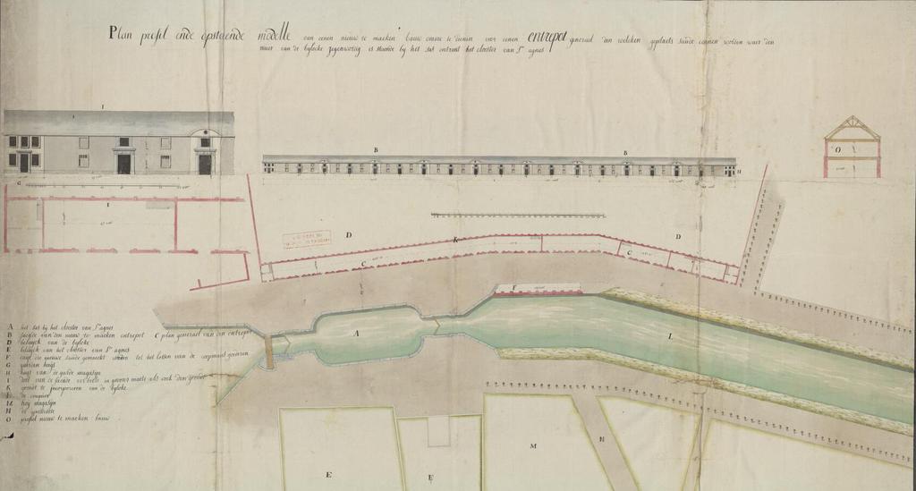 Dit entrepot zou het geen eeuw volhouden. Reden de haven verhuisde later naar de nieuwe haven die aangelegd werd onder het Koninkrijk der Nederlanden rond 1825. Je had dus rond deze tijd 2 havens.