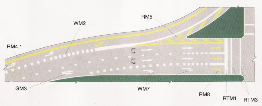 13. Bestudeer skets 8 in die sketsboekie. Padverkeersmerk RTM 3.. A. dui verkeersbane aan. B. voorsien voetgangers van n plek om die pad oor te steek. C.