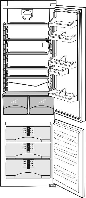 Gebruiks- en montagehandleiding Koel-vriescombinatie,