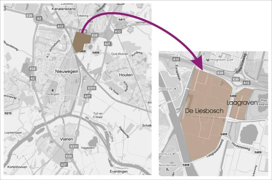 1. INLEIDING 1.1. Aanleiding De gemeente Nieuwegein is bezig met de ontwikkeling van een nieuw consoliderend bestemmingsplan voor bedrijventerrein De Liesbosch-Laagraven.