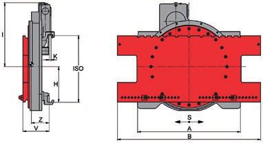 T91.1G T91.G Rotator 60 continu gieterijuitvoering T91G - met sideshift - hydraulische functies Capa- olie per EP citeit LP S A C I K ISO 15 bar rotatie Kl. 1 T 91.G ± 100 800 858 0 10 6.