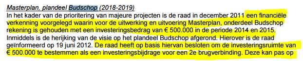 Herinrichting kanaal zone niet voorzien De gemeente Nederweert heeft pas in September 2015 een Kostenoverzicht Zuid-Willemsvaartzone laten opstellen door adviesbureau Brouwers uit Roermond.