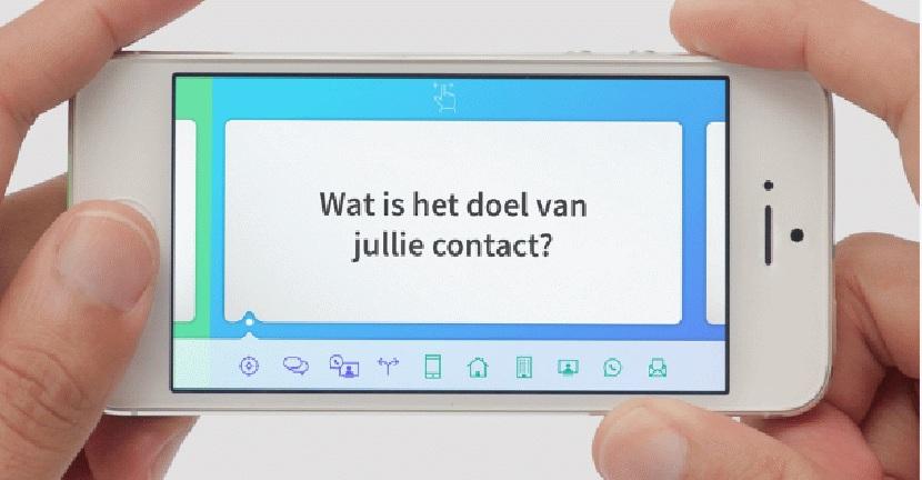 contact (fysiek én digitaal) hen bieden c.q. opleggen.