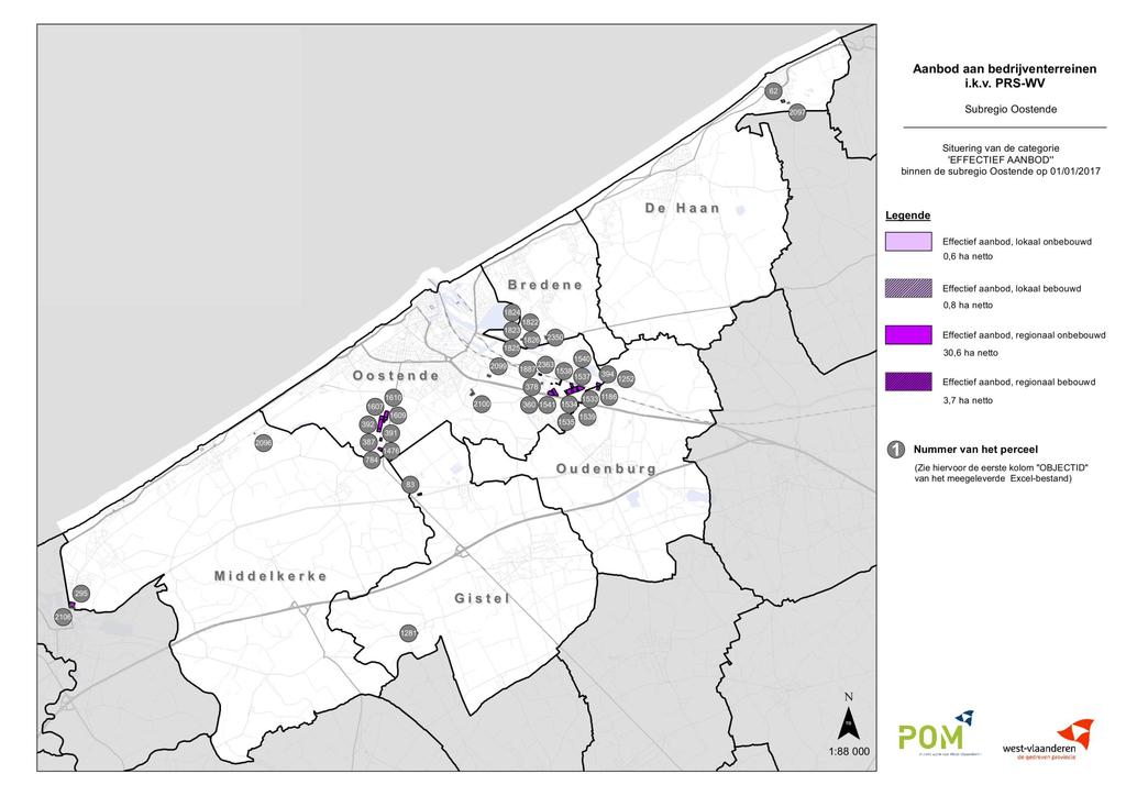 BIJLAGE 6: Cartografisch overzicht De Provinciale Ontwikkelingsmaatschappij is een