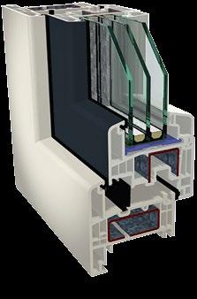 Het systeem S 9000 NL is geschikt voor kozijnen, ramen, deuren en hefschuifdeuren op het hoogste niveau.