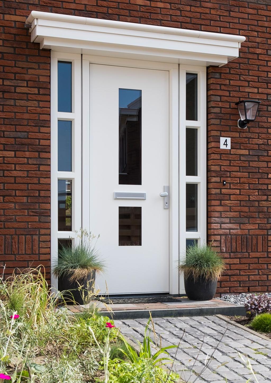 Standaard Met de standaard voordeur oplossingen kunt u uw persoonlijke touch aan uw voordeur geven.
