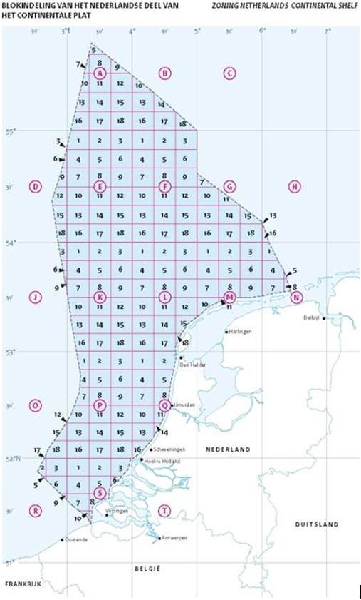 Figuur 12 - Nederlands grondgebied (relevant voor productie hernieuwbare energie t.b.v. EU-taakstelling); o.a. PtG en energie uit aquatische biomassa Bron: figuur: Ministerie Economische Zaken.