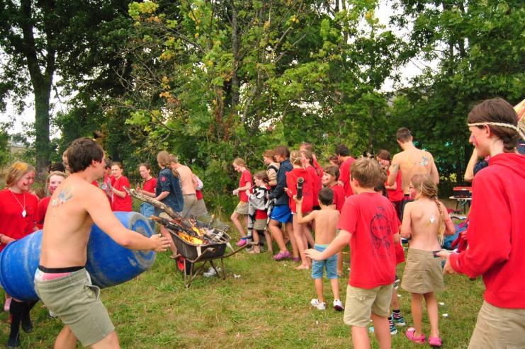 Daarnaast hebben groepsmomenten op kamp ook een heel belangrijke plaats.