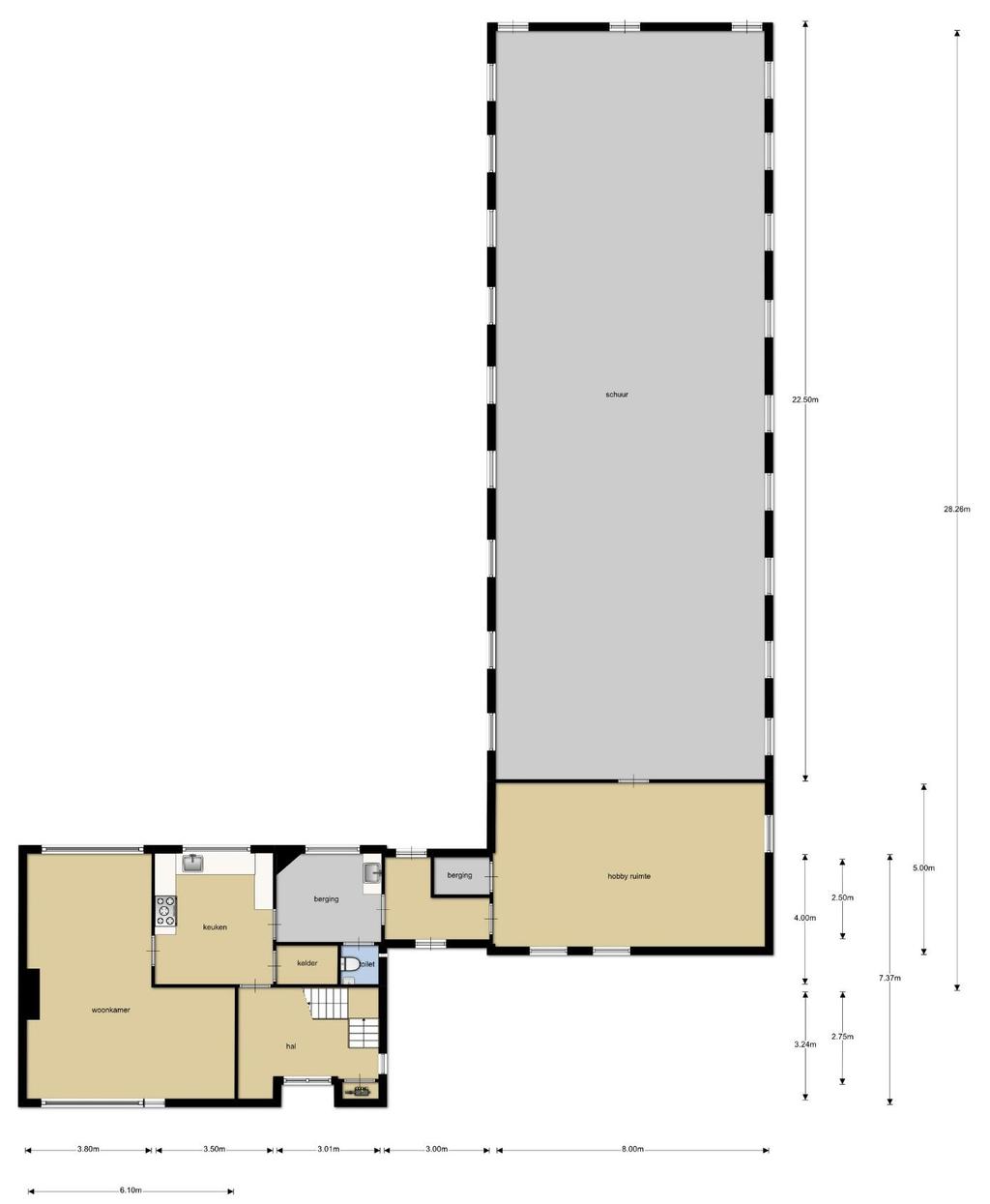 PLATTEGROND Begane grond