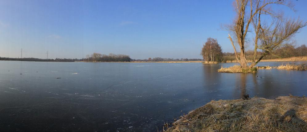 Rietbeek. De aaneensluiting van de vennen is eind 2016 gerealiseerd en het gemaal is op 17 januari 2017 in bedrijf gesteld.