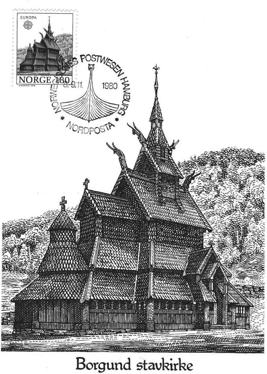 het Christendam werd omstreeks het jaar 1000 na Christus in Noorwegen geïntroduceerd, vandaar dat het logisch is dat in de elfde eeuw de eerste kerken van hout werden gebouwd.