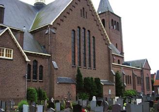 Baarle-Hertog - H. Remigiuskerk Kerkplein 1 De St. Remigiuskerk te Baarle-Hertog is een gotisch gebouw, daterend uit de 16e eeuw. Ze werd in 1951, na verwoest te zijn in 1944, weer opgebouwd.