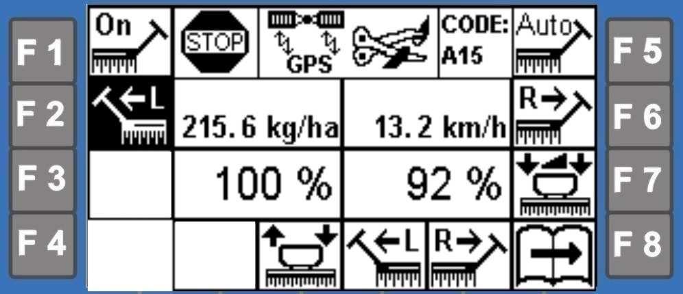 5.11.4 Waarden schrijven naar de GPS-ontvanger Hierbij verzendt u de in de bedrijfsmenu's aangegeven zaaihoeveelheid naar de GPS-ontvanger.