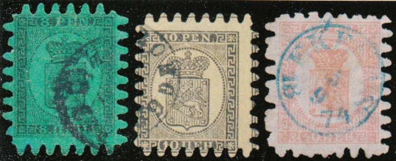 5 In de meeste gevallen was het resultaat niet bevredigend. Bij de postzegels van Finland uit de jaren 1860/70 b.v. hebben de tongvormige insnijdingen een lengte van meer dan twee millimeter (serpentinetanding).