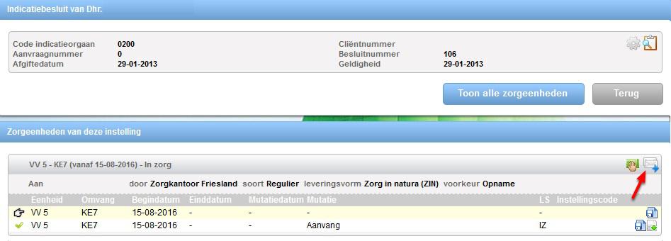 Index Indien alle combinaties gemaakt worden, ontstaan de volgende mogelijke situaties: MUT 2: Overlijden - Wanneer er nog geen MAZ bericht is aangemaakt.