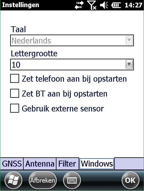 Op een Windows tablet zullen al