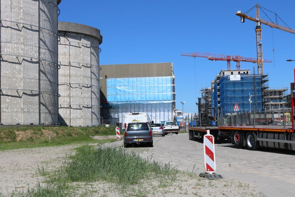 Direct naast de silo's wordt druk gebouwd. Sancisi en Kooistra zagen hun kans schoon om samen een spraakmakend plan te bedenken met een aantrekkingskracht die de buurt overstijgt.