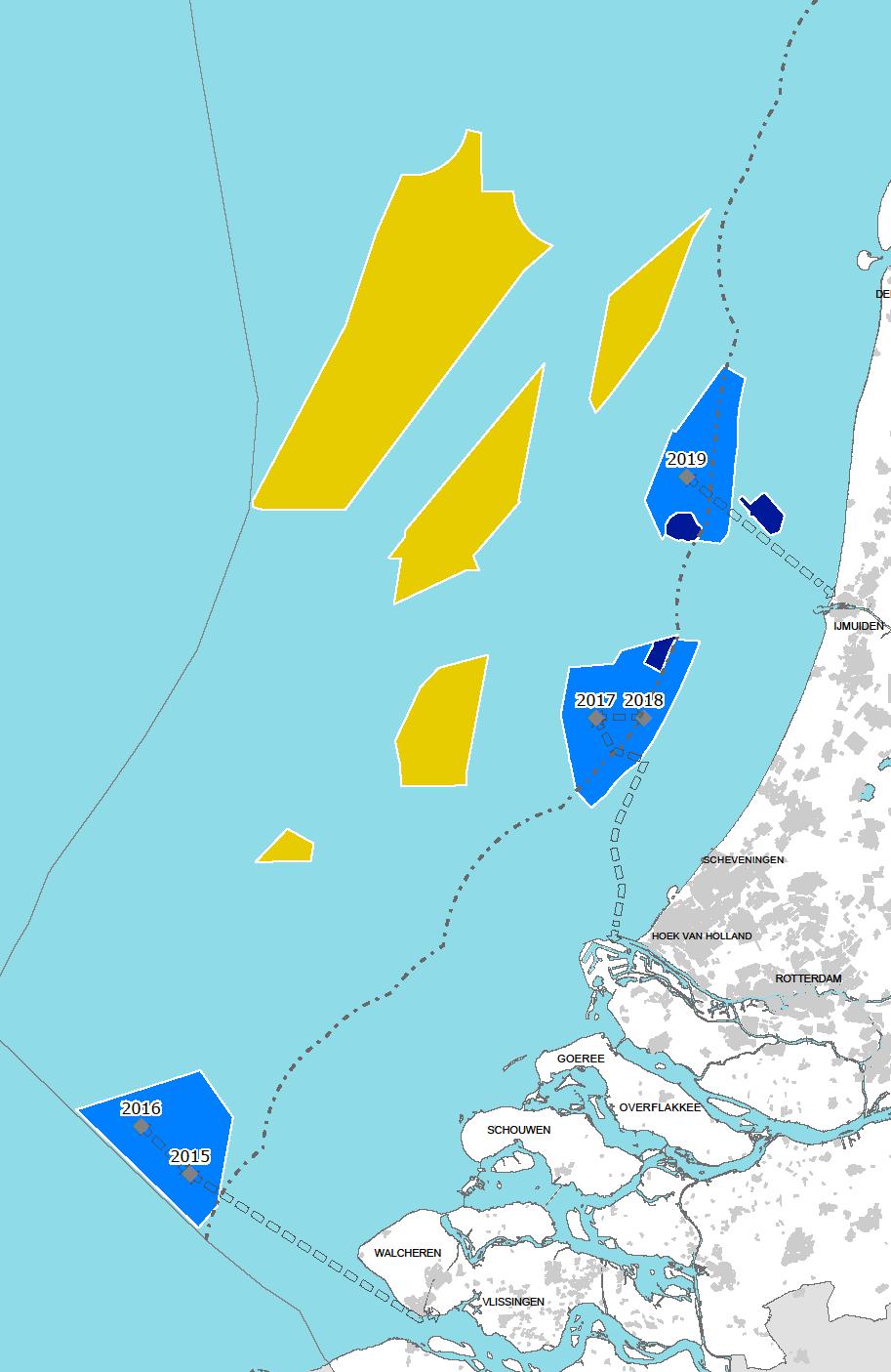 Begin 2018 is met de publicatie van de routekaart windenergie op zee 2030 22 duidelijk geworden dat het onwaarschijnlijk is dat de opgewekte elektriciteit van IJmuiden Ver middels wisselstroom naar