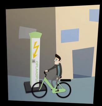 EEN ELEKTRISCHE FIETS = EEN