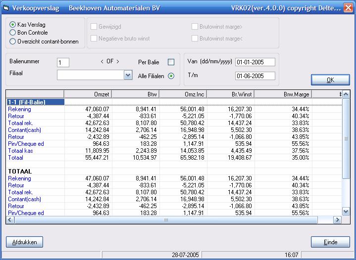 DAS 4 DAS 4 v 2.08 2007 Management informatie Een solide bedrijfsvoering is alleen mogelijk met de juiste informatie.