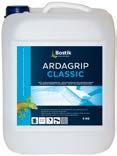 ARDAGRIP CLASSIC Ardagrip Classic is een oplosmiddelvrij, gebruiksklaar voorbehandelingsmiddel voor poreuze, zuigende ondergronden, bijvoorbeeld: cementgebonden mortels, gipsplaten, gasbeton.