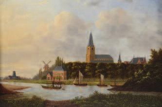 twee prachtige stadsgezichten van DOEsBURG aan collectie van DE ROODE tooren toegevoegd Onlangs werd de verzameling van ons museum uitgebreid met twee zeer bijzondere schilderijen; olieverf op paneel.