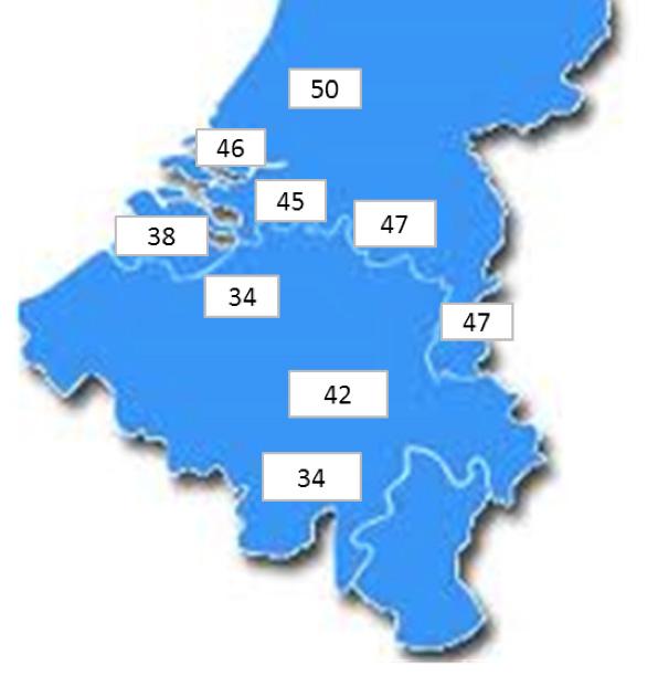 PROEFROOIING WEEK 33 Opbrengst gemiddeld, OWG lager Ieder jaar doen we op 100 percelen proefrooiingen. Hiermee willen we een idee krijgen over de groei en ontwikkeling.