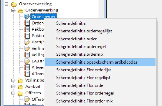 Versie 206 Orderverwerking Artikelcodes uitgebreid met opvraagkader (module Artikelcode) Orderverwerking, Algemene gegevens, Artikelcodes heeft een opvraagkader met alle velden die in de artikelcode