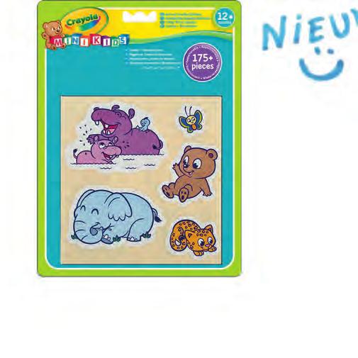 CC010034 Mini Kids Jumbo Stickers Dieren Uitgebreide stickerset met meer dan 175 verschillende dierenstickers.