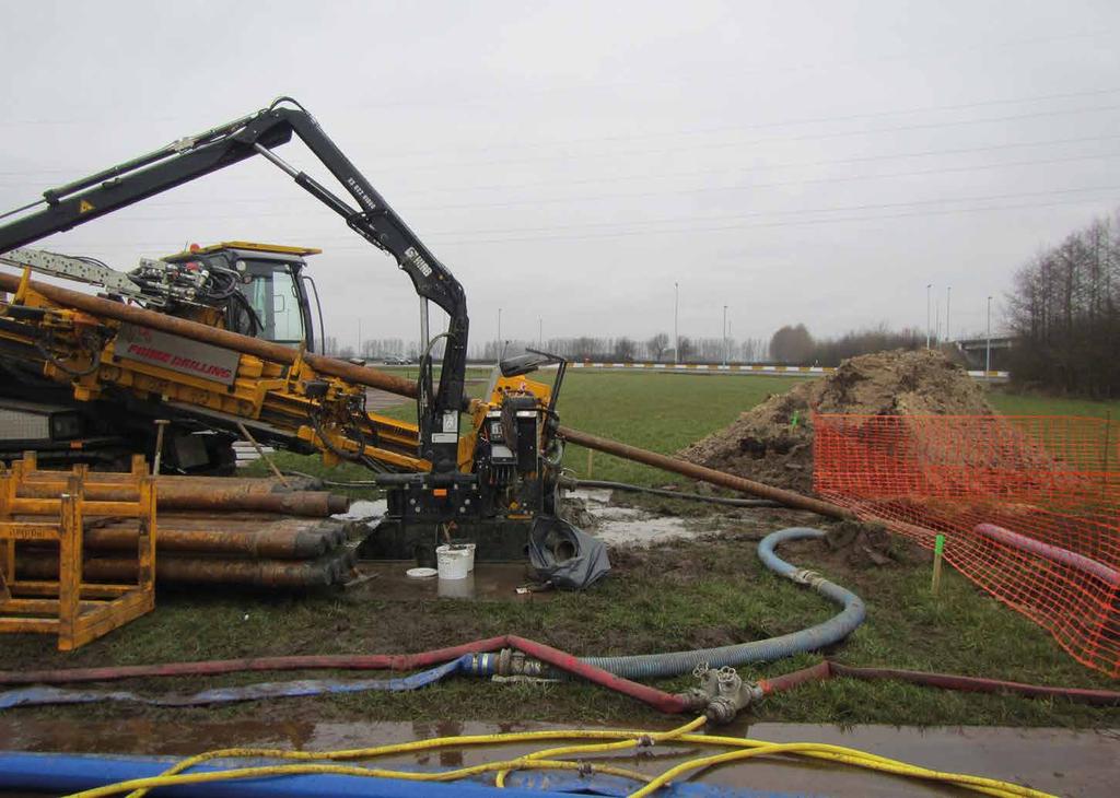 dolomiet verder uit elkaar Betonnen boordsteen 2 x 3 kabels 150 kv +/- 2m Type B sleuf Opbouw identiek aan type A Tijdelijke open sleuf met